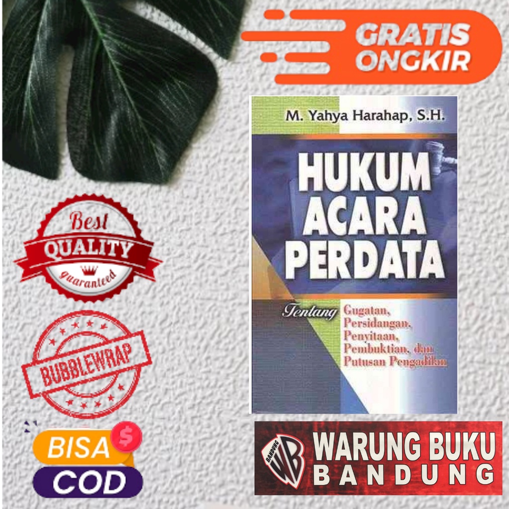 Jual Buku Hukum Acara Perdata (Gugatan, Persidangan, Penyitaan ...