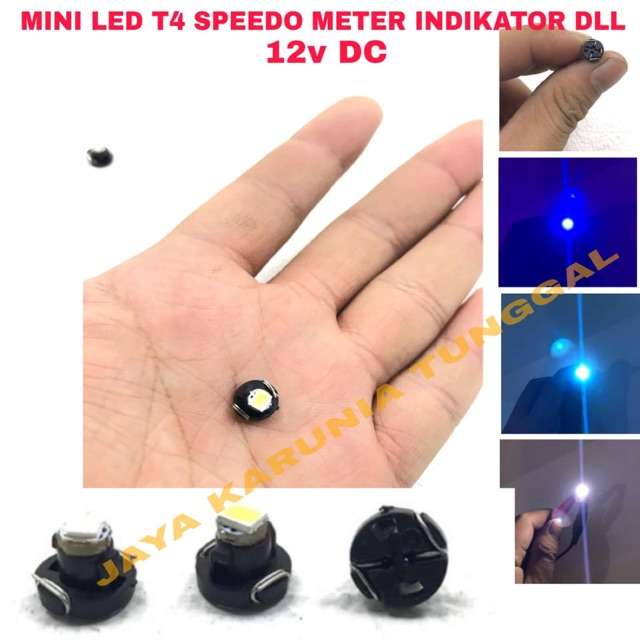 Jual LAMPU LED T4 T5 mini socket panel AC dashboard Speedometer pcs ...