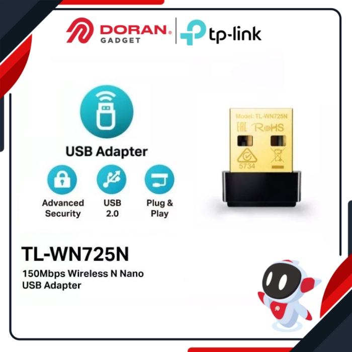 Jual TP-Link TPLink TP Link TL-WN725N WN725N 150Mbps Wireless Nano USB ...