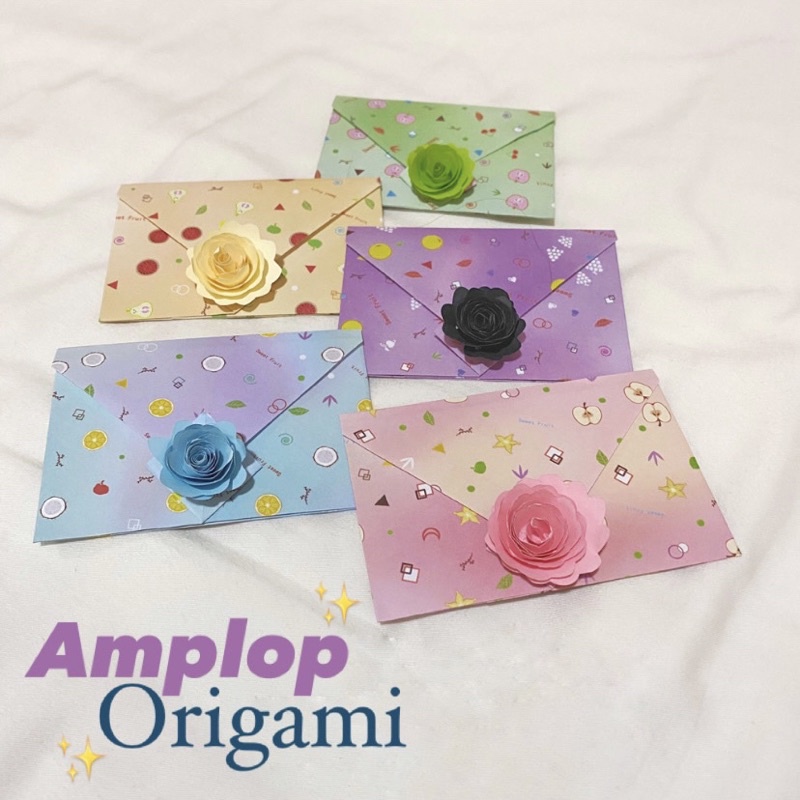 Jual AMPLOP ORIGAMI / AMPLOP UCAPAN / AMPLOP KARTU UCAPAN / AMPLOP