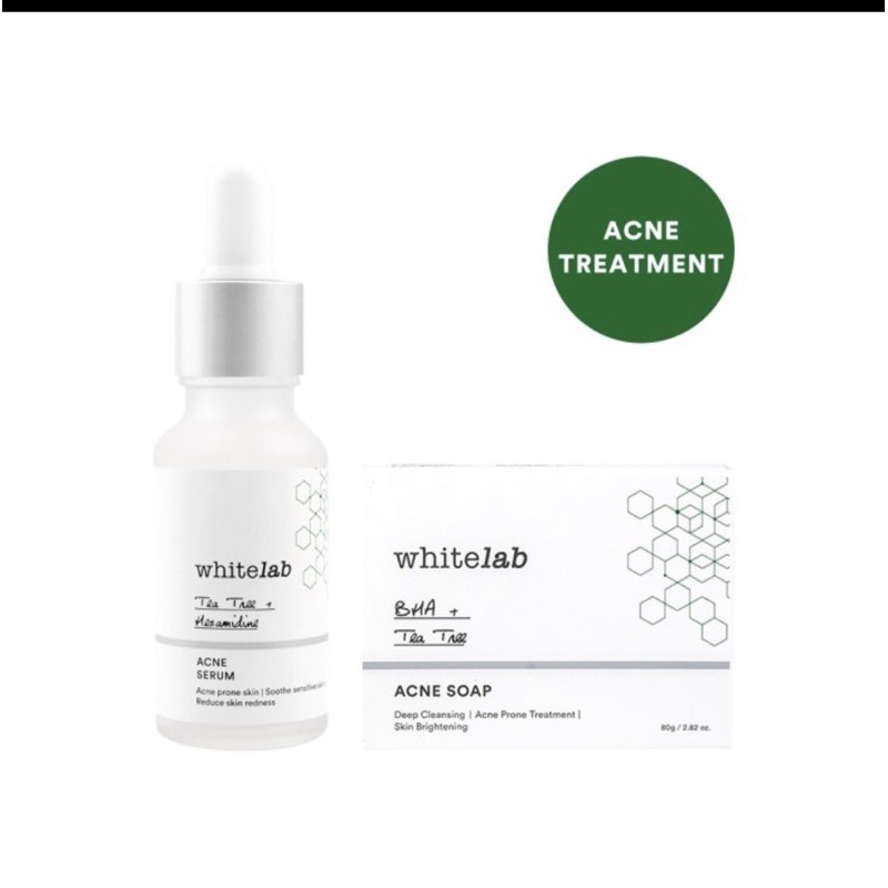 Jual Whitelab Paket Acne Serum + Acne Soap Shopee Indonesia