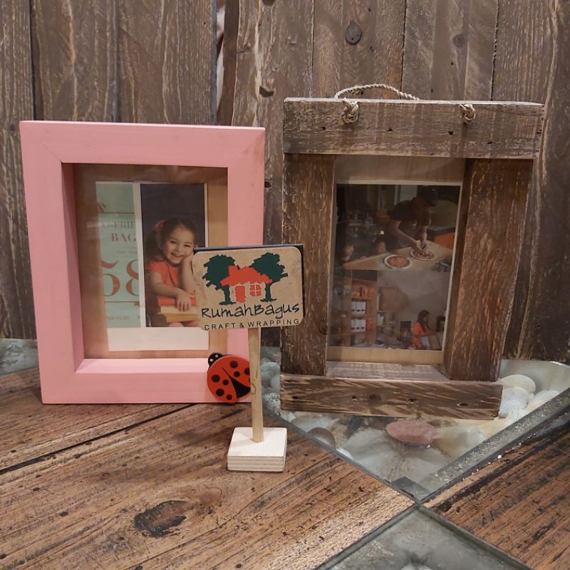 Jual frame foto kayu 3r burung hantu | Shopee Indonesia
