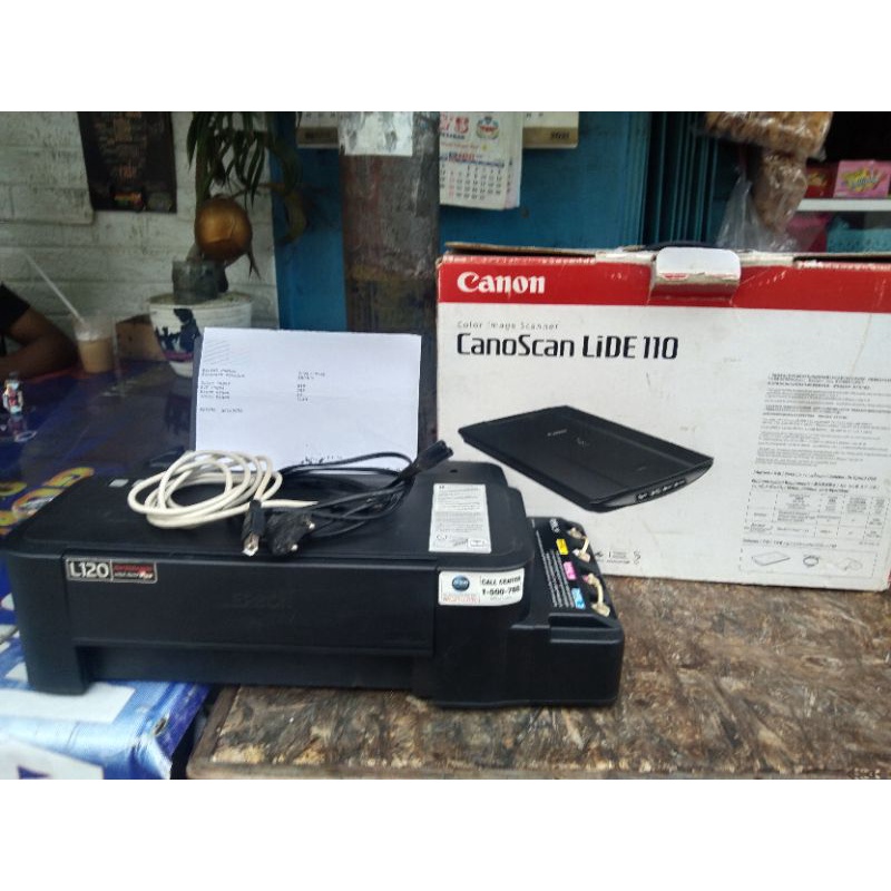 Jual printer Epson l120 sekon kondis bagus plus scanner Shopee Indonesia