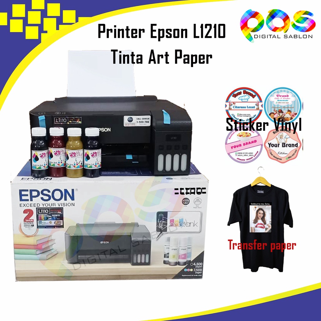 Jual Printer Epson L1210 Tinta Artpaper Shopee Indonesia 7439
