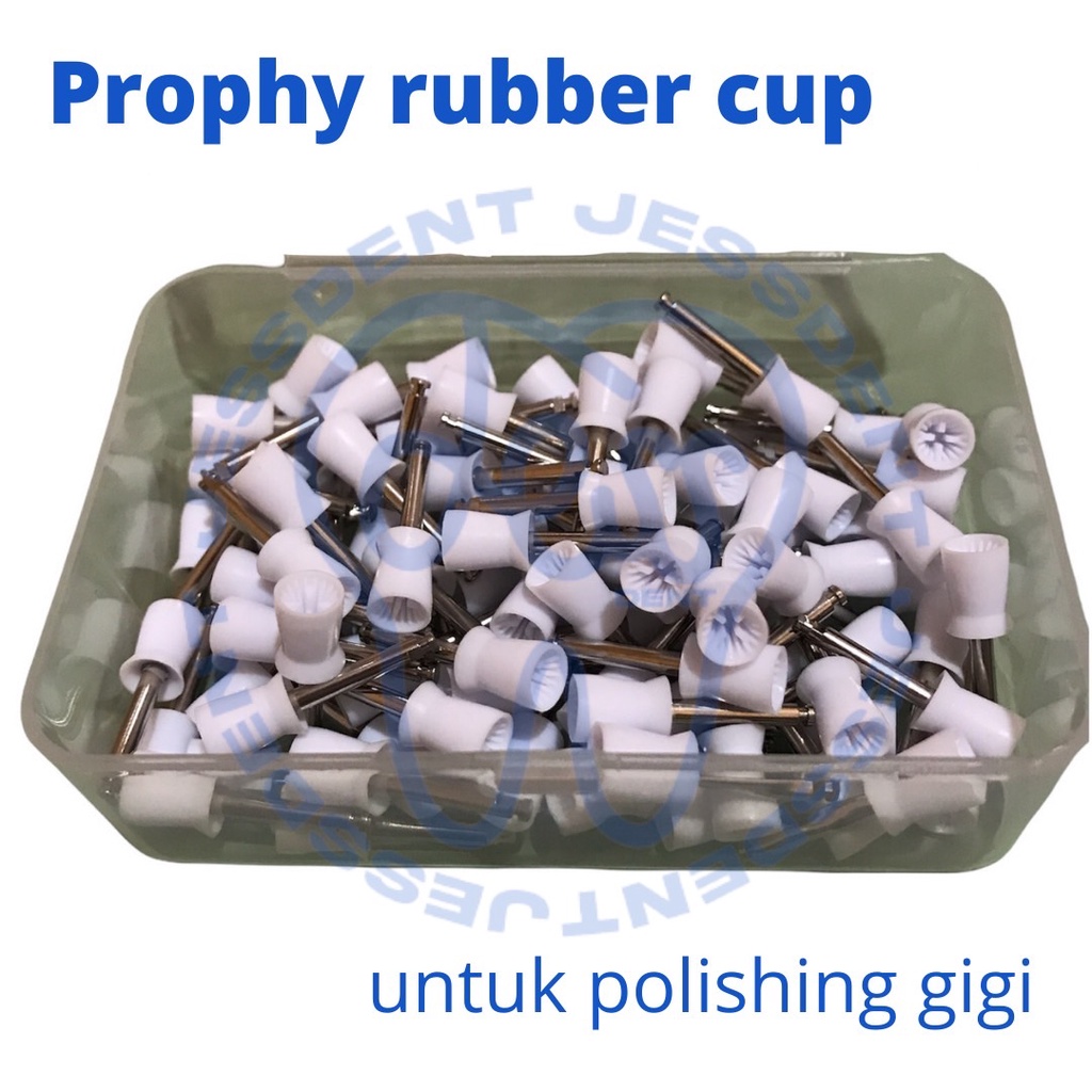 Jual Dental Prophy Rubber Polisher Polishing Karet Bur Poles Gigi Karet Cup Shopee Indonesia