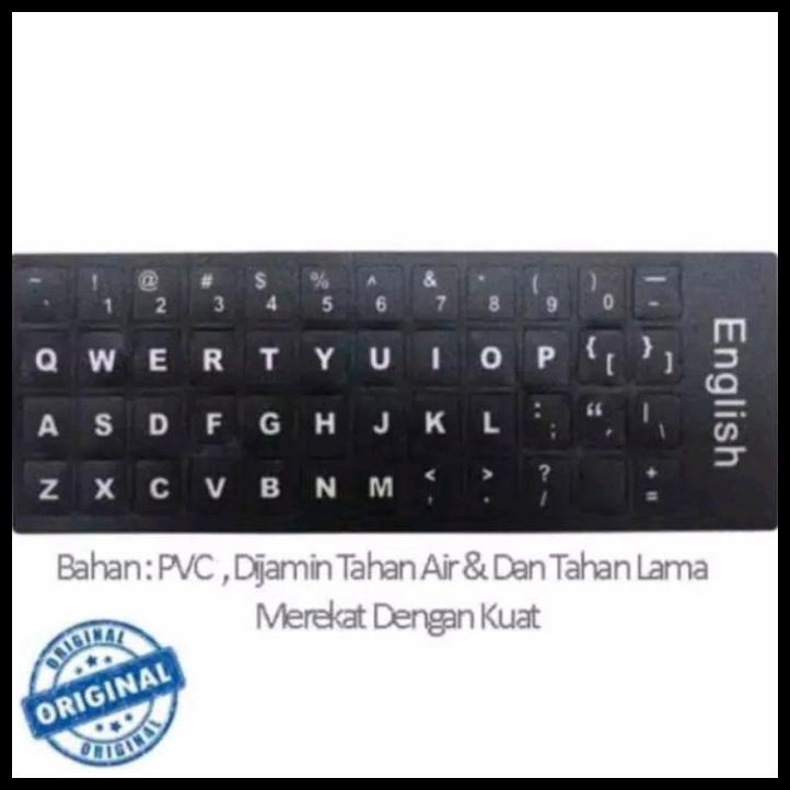 Jual Stiker Keyboard English Layout Sticker For Keyboard Shopee Indonesia