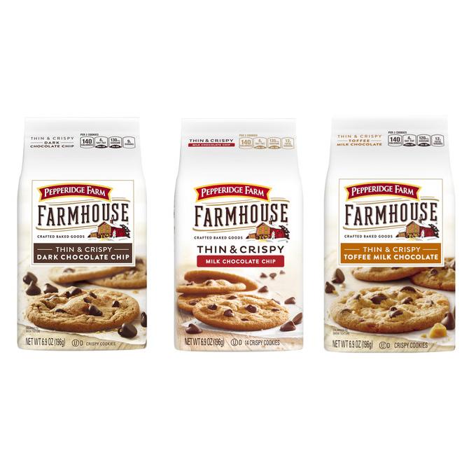 Jual Pepperidge Farm Farmhouse Cookies Kukis Rasa Cokelat Crispy Shopee Indonesia 0879