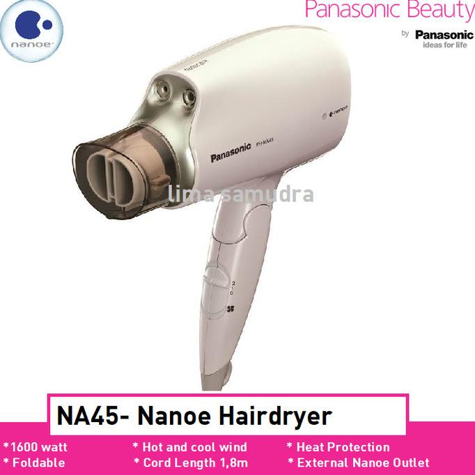 Jual Panasonic Hair Dryer Nanoe And Ion Eh Na45 Pengering Rambut Putih Shopee Indonesia 8576