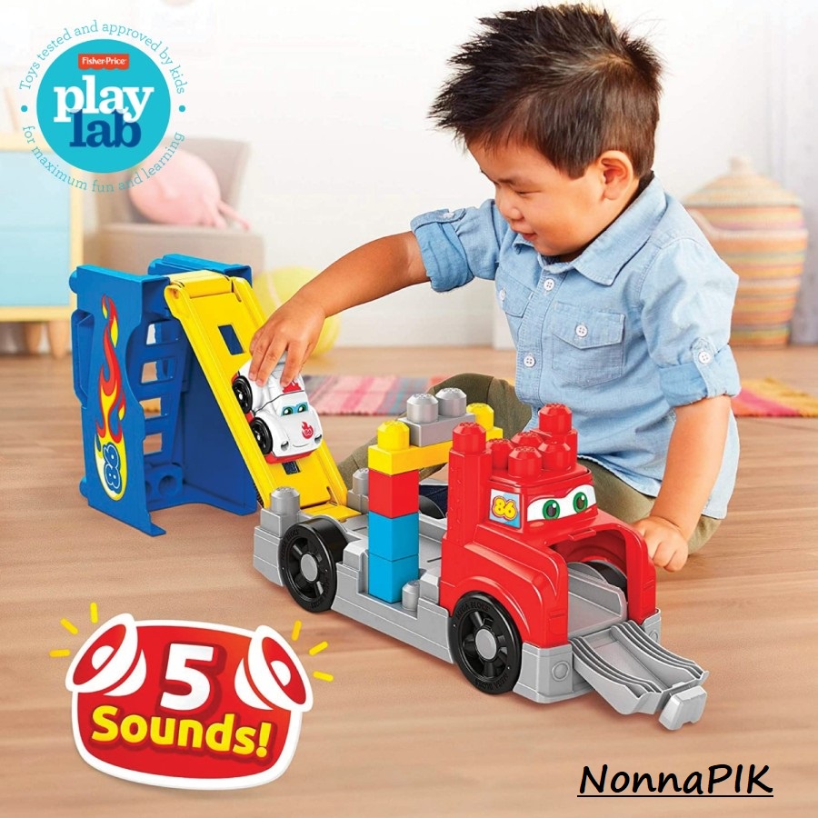 Jual Mega Bloks Build & Race Rig - Mainan Balok Susun Edukasi Anak ...
