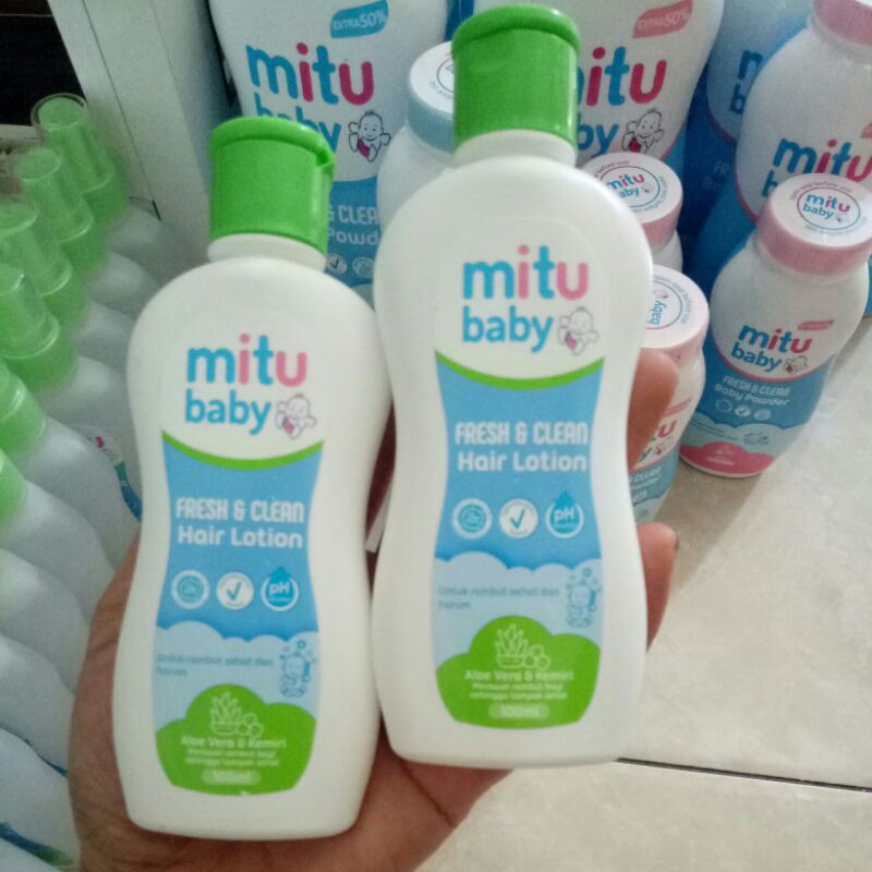 Jual mitu baby hair lotion100ml | Shopee Indonesia