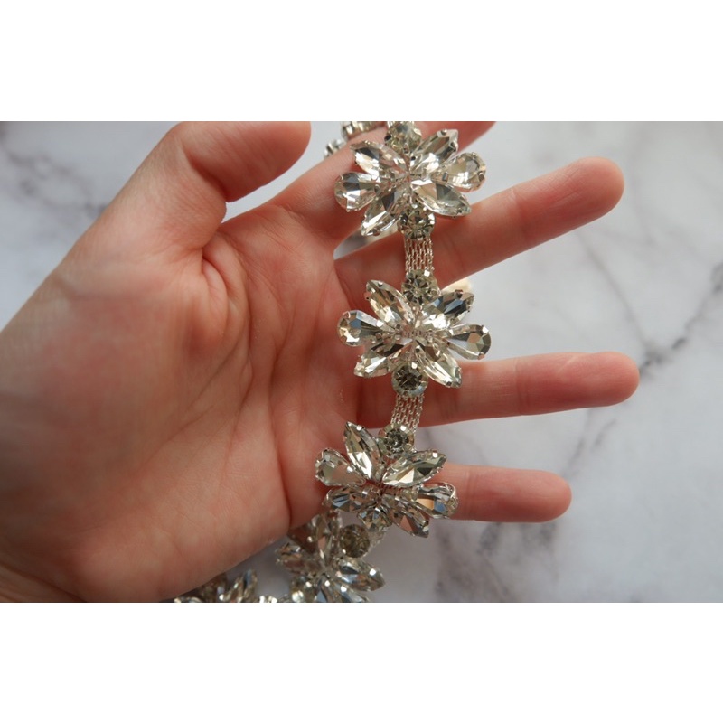 Jual Aksesoris Payet Rangkai Jahit LY-002 Kembang harga per
