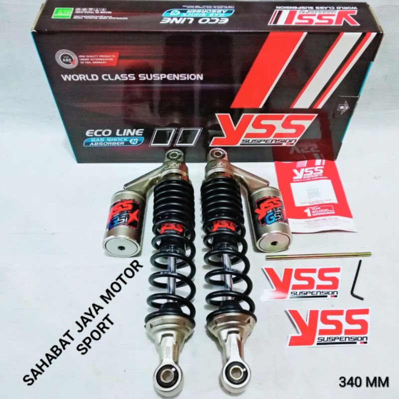 Jual Shock Tabung YSS GSIX 340MM Rx King Supra X 125 Tiger Blade
