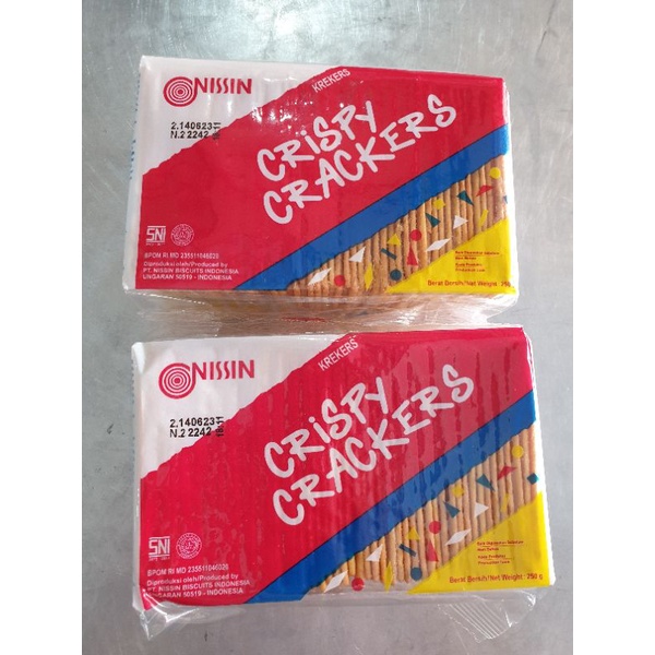 Jual Nissin Crispy Crackers 250gram Shopee Indonesia