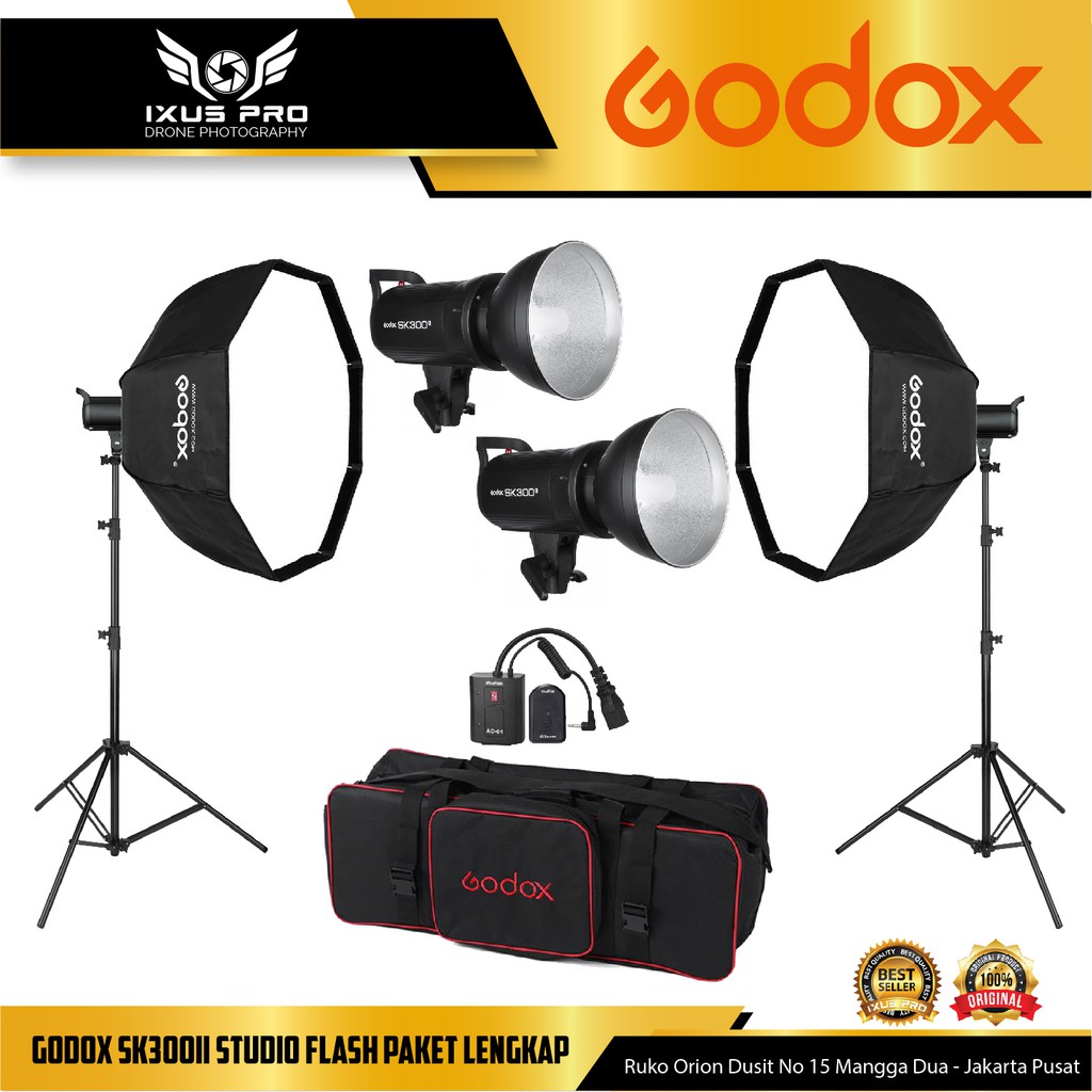 Jual Godox Sk Ii Kit Octa Cm Paket Studio Flash Godox Sk Ii