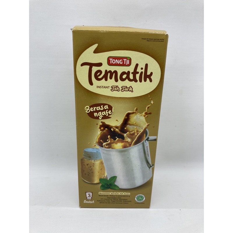 Jual Tong Tji Tematik Teh Tarik Box 3`s 8997209100056 Shopee Indonesia