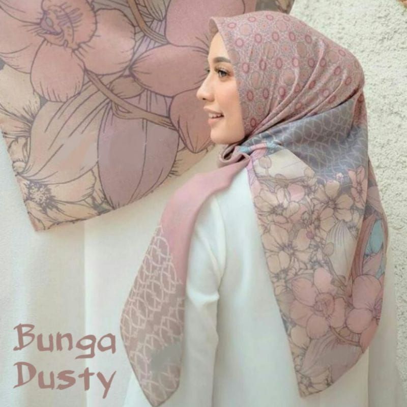 Jual HIJAB SEGI EMPAT MOTIP/KERUDUNG MOTIF VOAL TERBARU/JILBAB SEGI ...