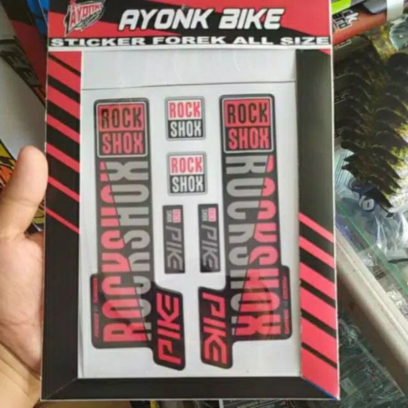 Jual Stiker decal rockshox piks | Shopee Indonesia