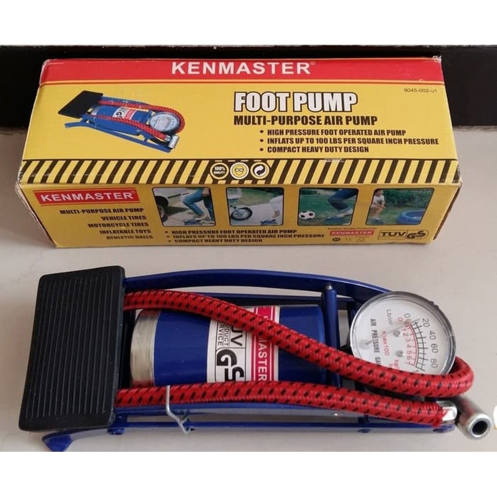 Jual Kenmaster Foot pump - Kenmaster Pompa angin injak | Shopee Indonesia