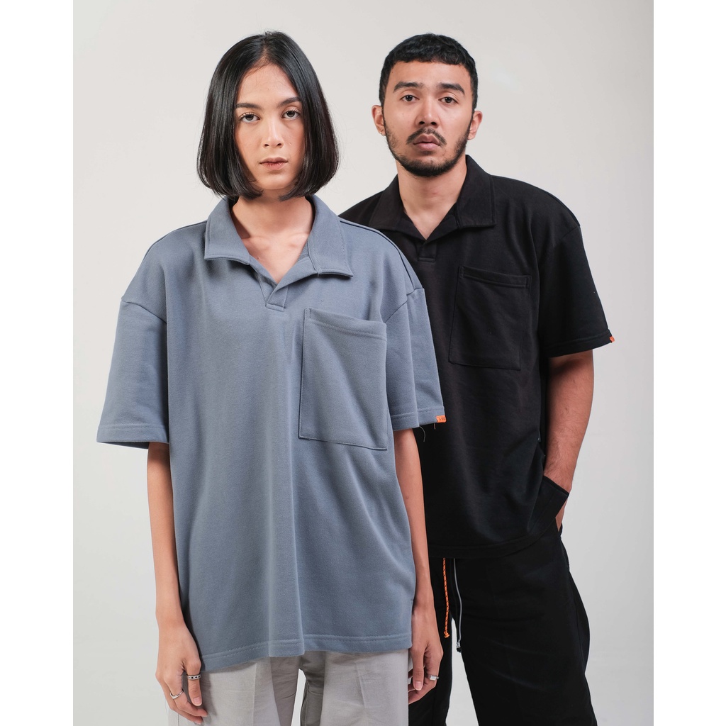Jual JAVAJONES Oversized Polo Baby Terry Rhea|Kaos Polo Pria Wanita ...