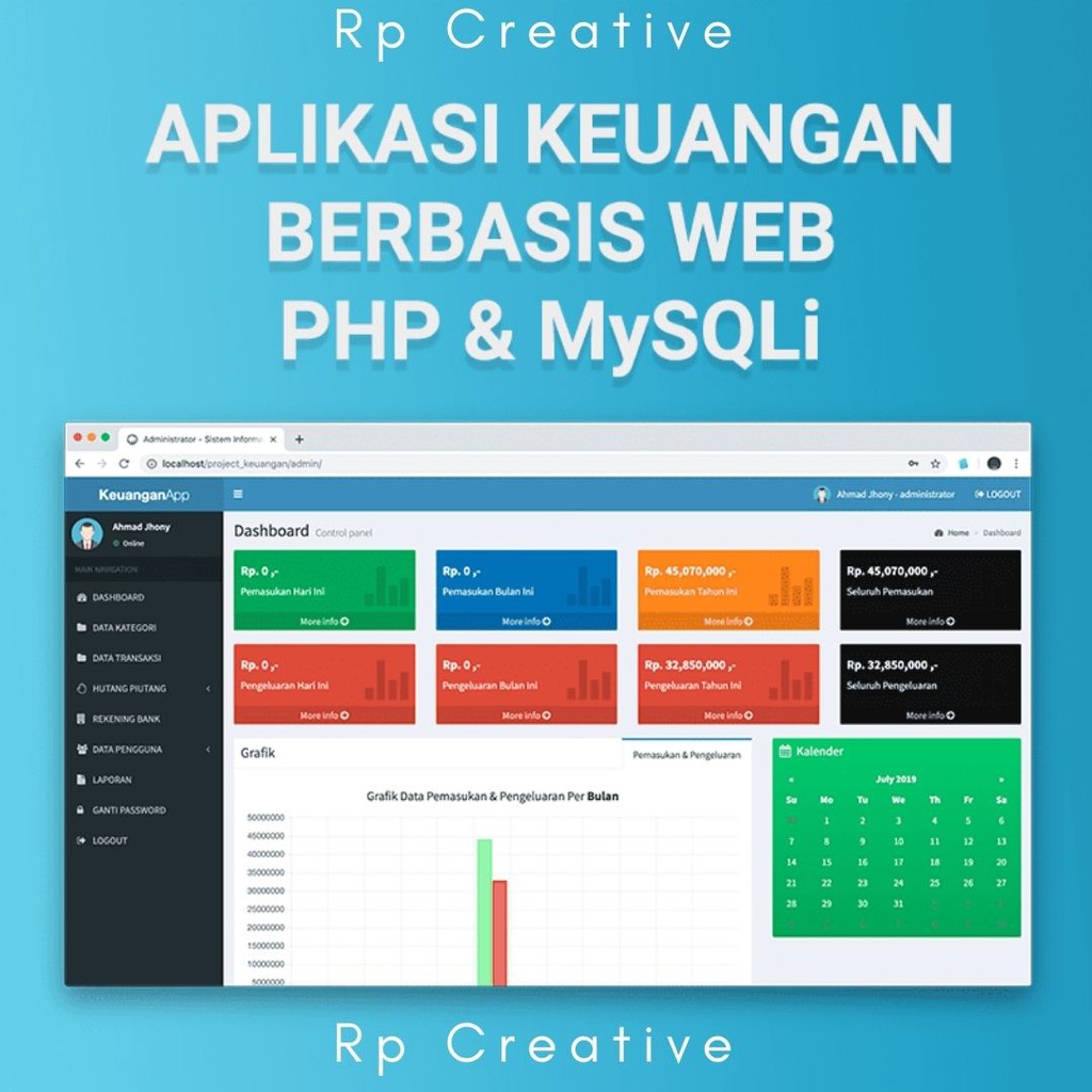 Aplikasi Keuangan Berbasis Web Menggunakan PHP dan MySQLi