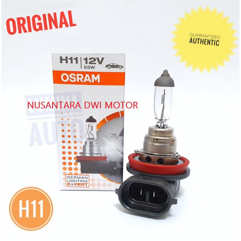 Jual OSRAM H11 ORIGINAL LAMPU MOBIL LAMPU FOGLAMP HOLOGEN