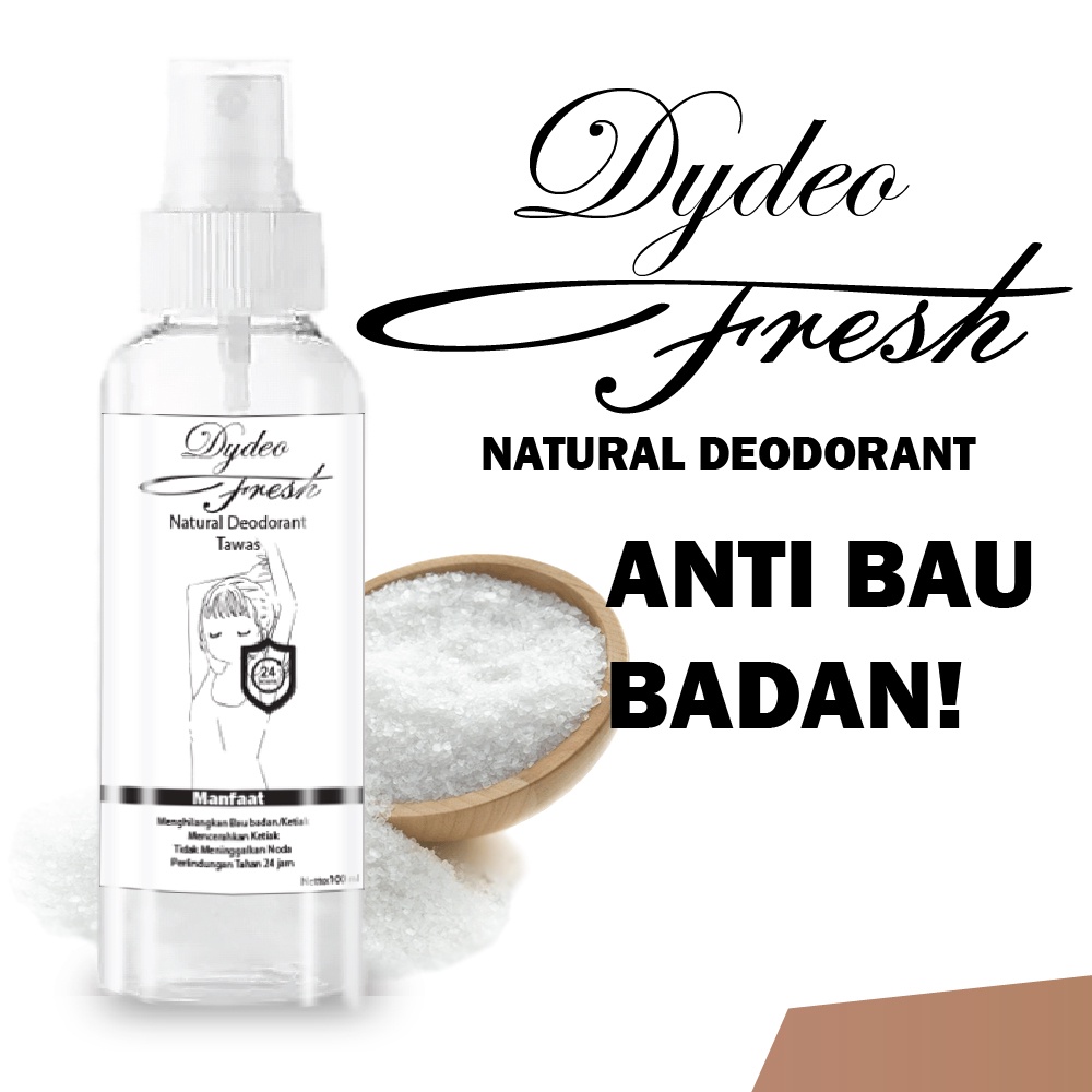 Jual Deodorant Tawas Spray Dydeo deodoran Alami Pengilang bau ketiak