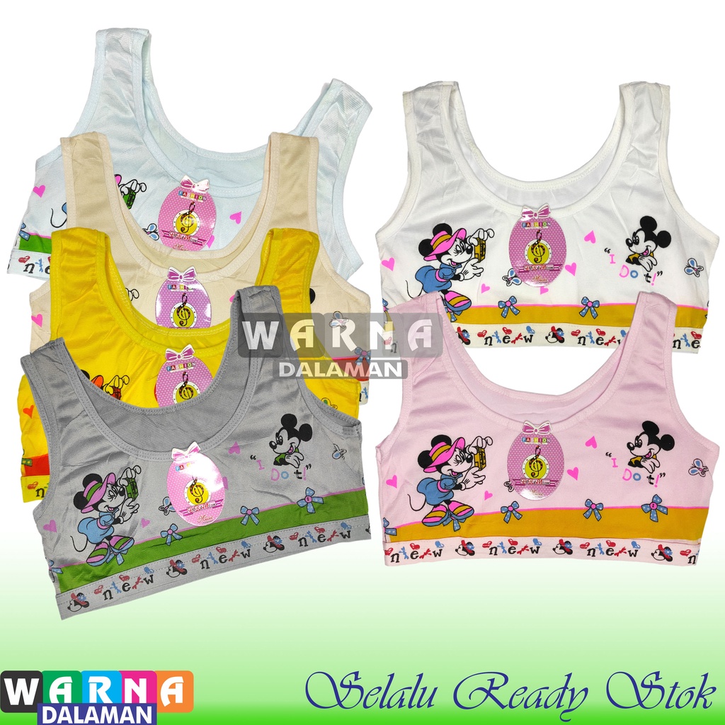 Jual 6 Pcs MINISET Anak SD SMP Bra Remaja ABG Gadis Mini Set Motif ...