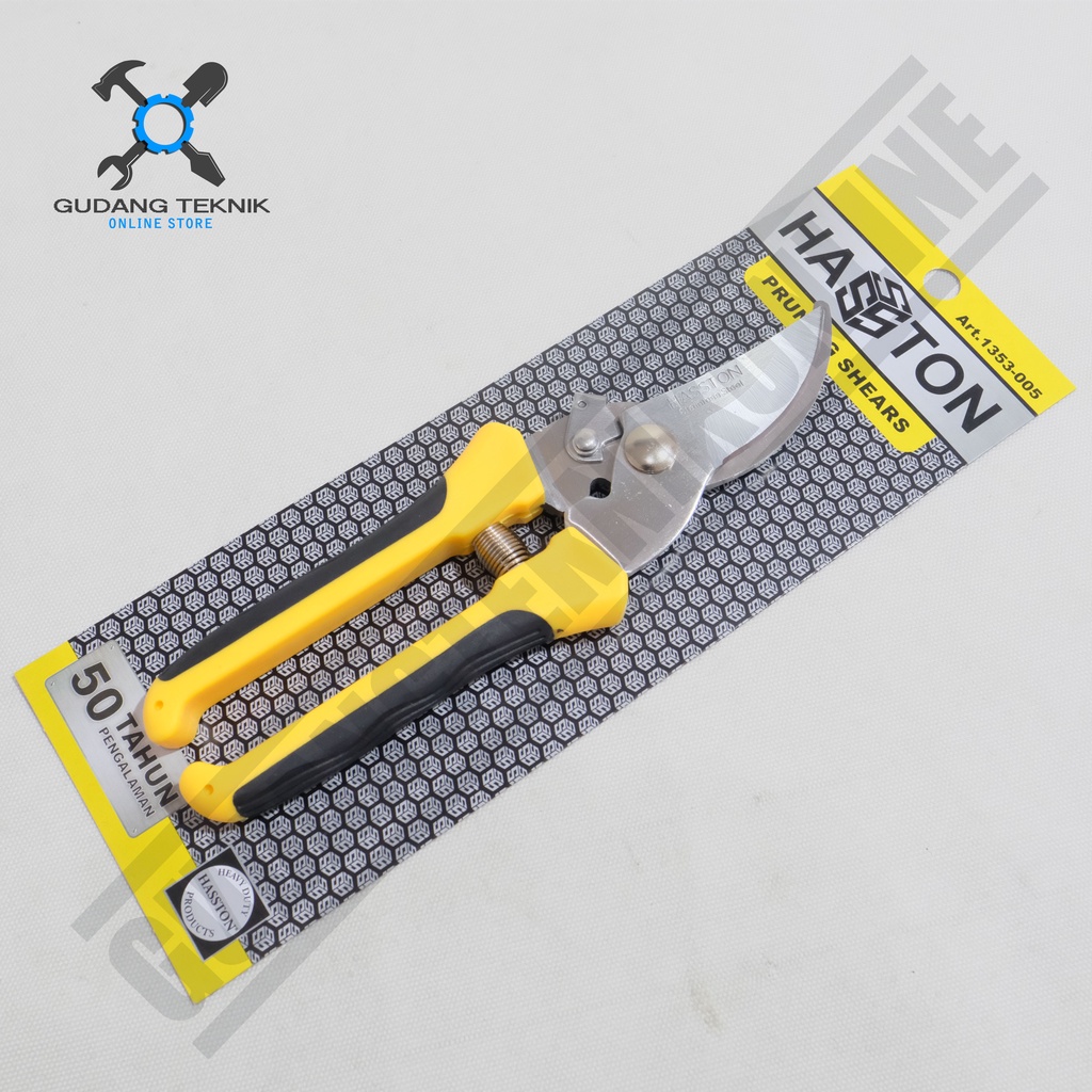 Jual Hasston Prohex Gunting Dahan Ranting Stek Bunga 8 Inch 1353-005 ...