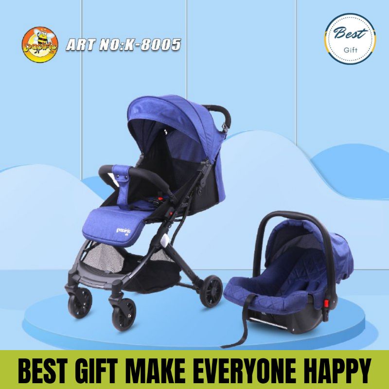 Jual BABY STROLLER K8005 (WITH BABY CARRIER) PACIFIC* Shopee