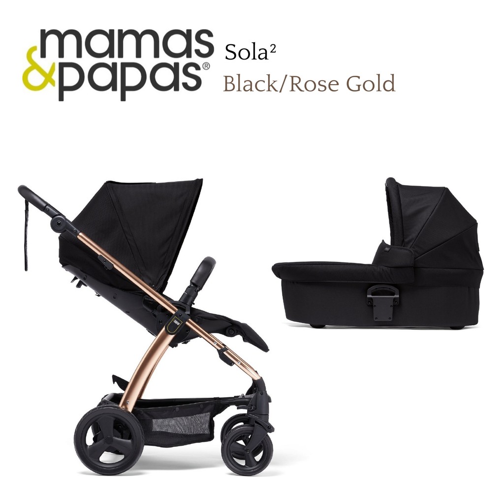 Mamas and papas sola outlet 2 black rose gold