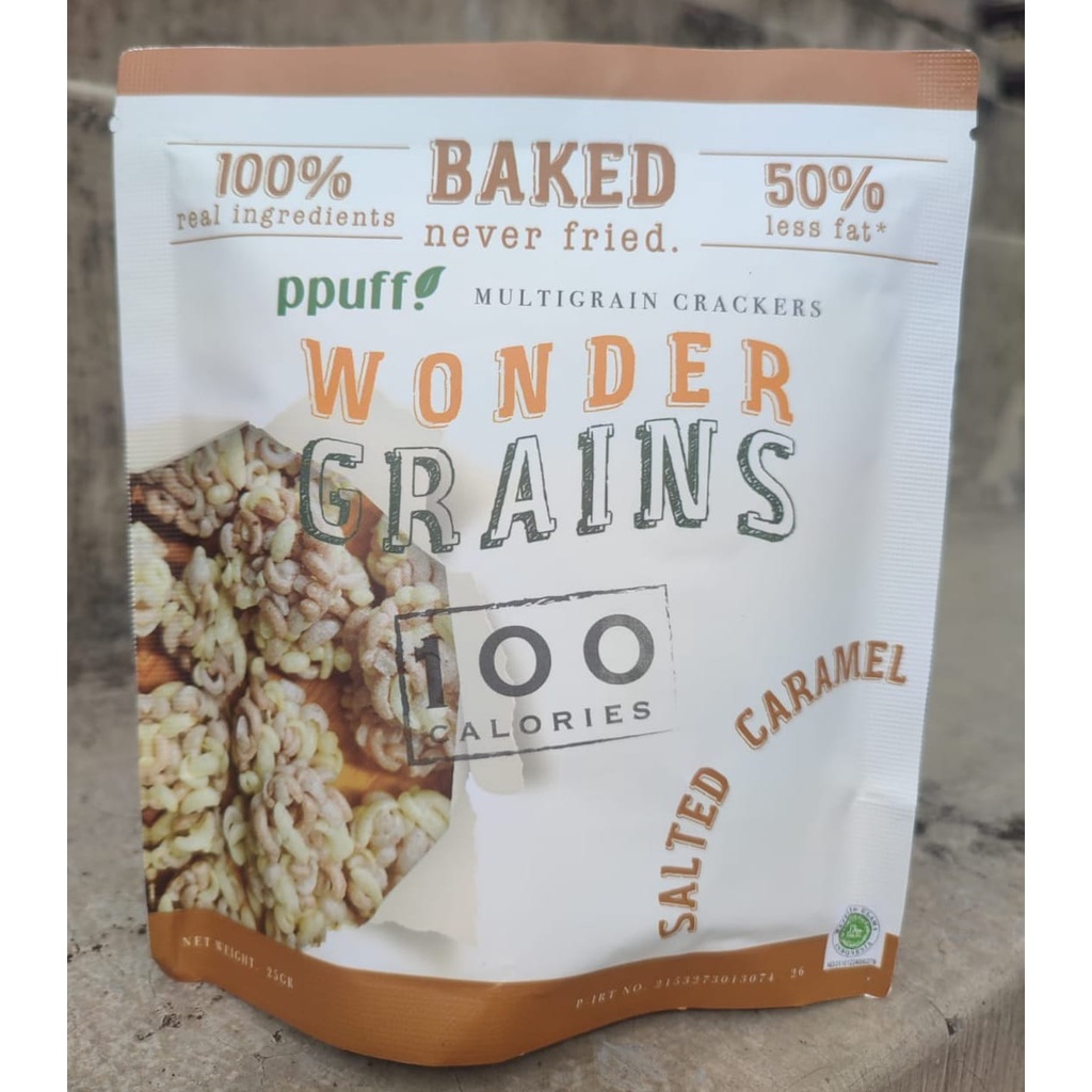 Jual Wonder Grain Ppuff - Seaweed Salted Caramel 25gr - Snack Sehat ...