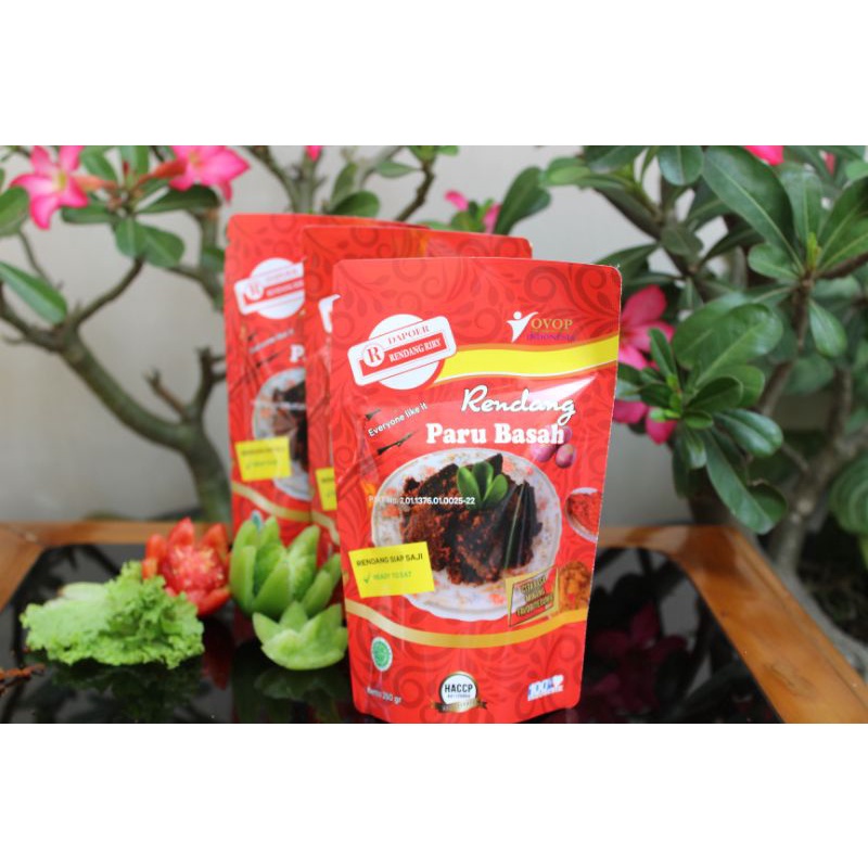 Jual Rendang Paru Basah Dapoer Rendang Riry 250gram | Shopee Indonesia