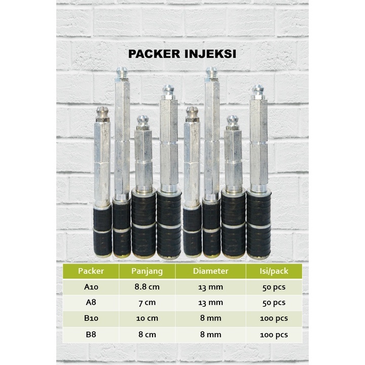 Jual Packer / Jarum Suntik Injeksi Beton / Peker / Grouting Needles B10 ...