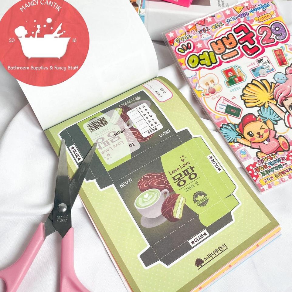 Jual [Art. 2799H] Buku Origami Korea Korean Bentuk makanan Papercraft