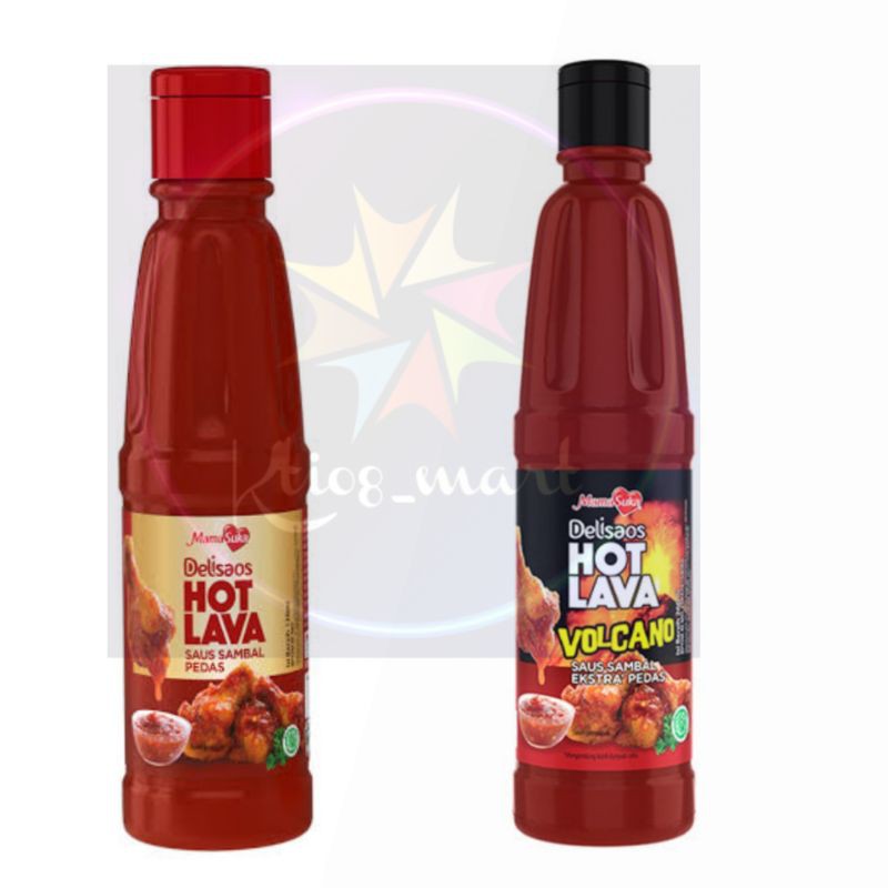 Jual Mamasuka Delisaos Hot Lava Extra Hot Lava 260ml Saus Sambal