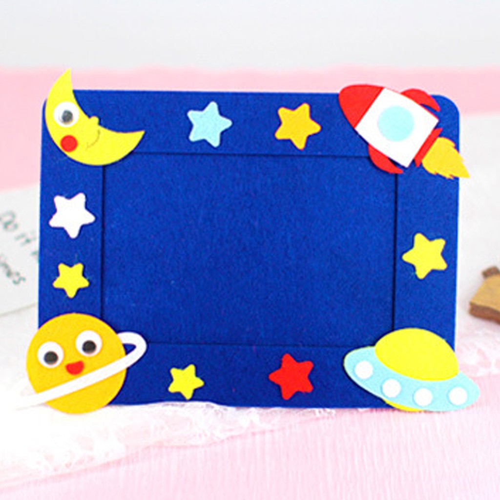 Jual ED14 DIY BINGKAI FOTO FLANEL / DIY PHOTO FRAME, PIGURA FOTO DIY