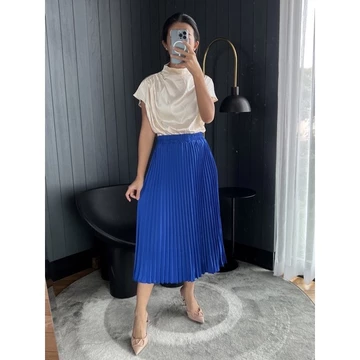 GLITTEN THE LABEL ROK Plisket MIDI Rok Plisket 7 8 Tanggung Rok Plisket Premium Pleats Skirt