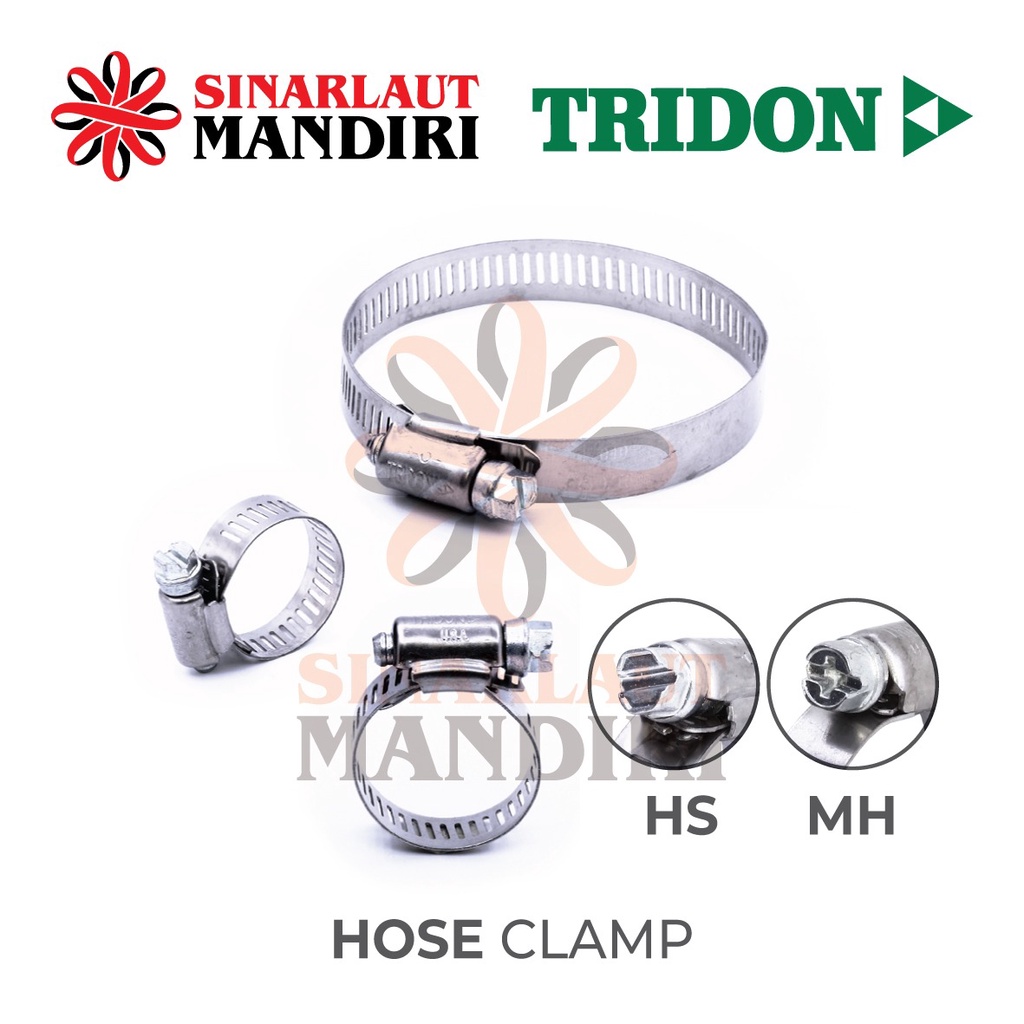 Jual Klem Selang / Tridon Hose Clamp HS 10 Shopee Indonesia