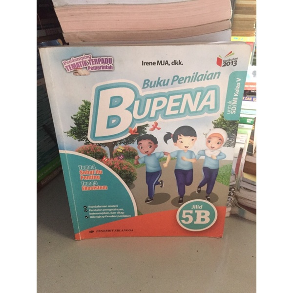 Jual BUKU PENILAIAN BUPENA 5B UNTUK SD/MI KELAS V KURIKULUM 2013 REVISI ...