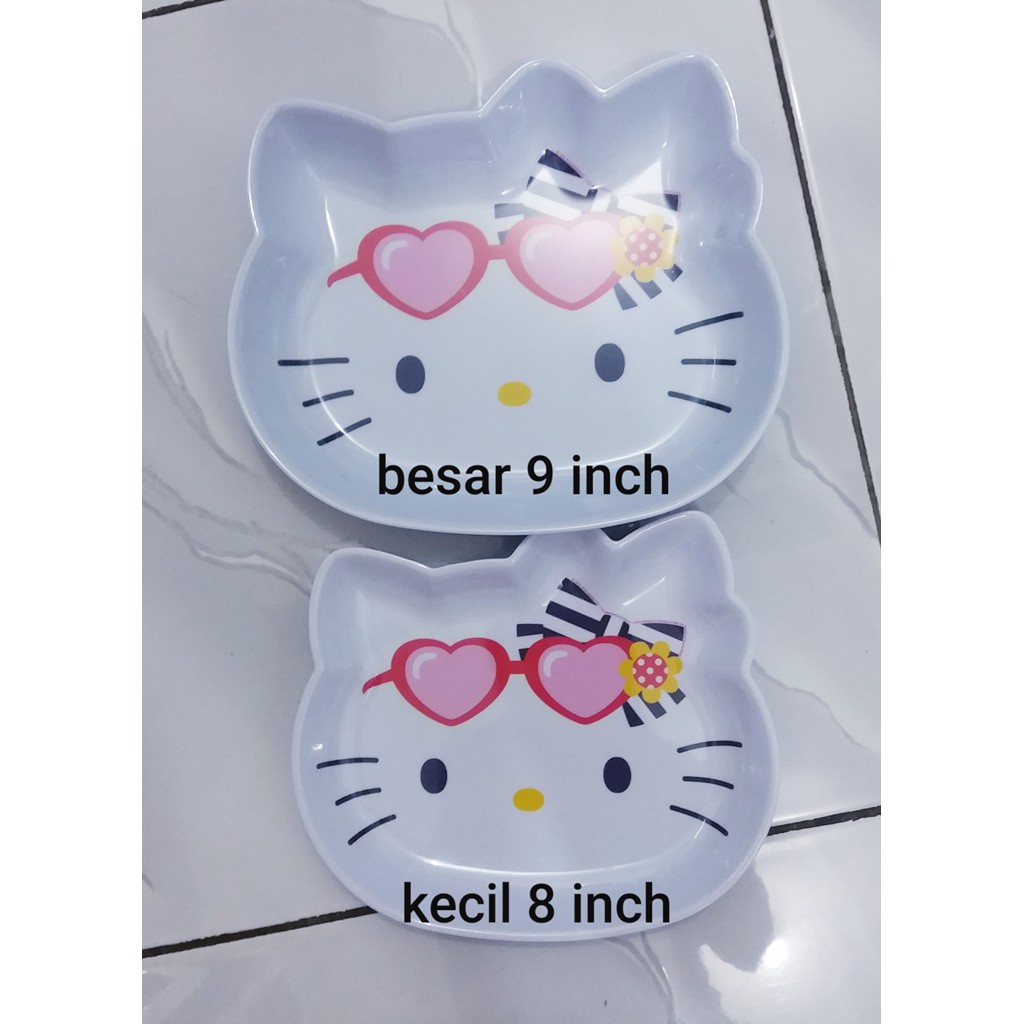 Jual Piring Kecilpiring Besarmangkokpiring Muka Hello Kitty Summer Marine Shopee Indonesia 0527