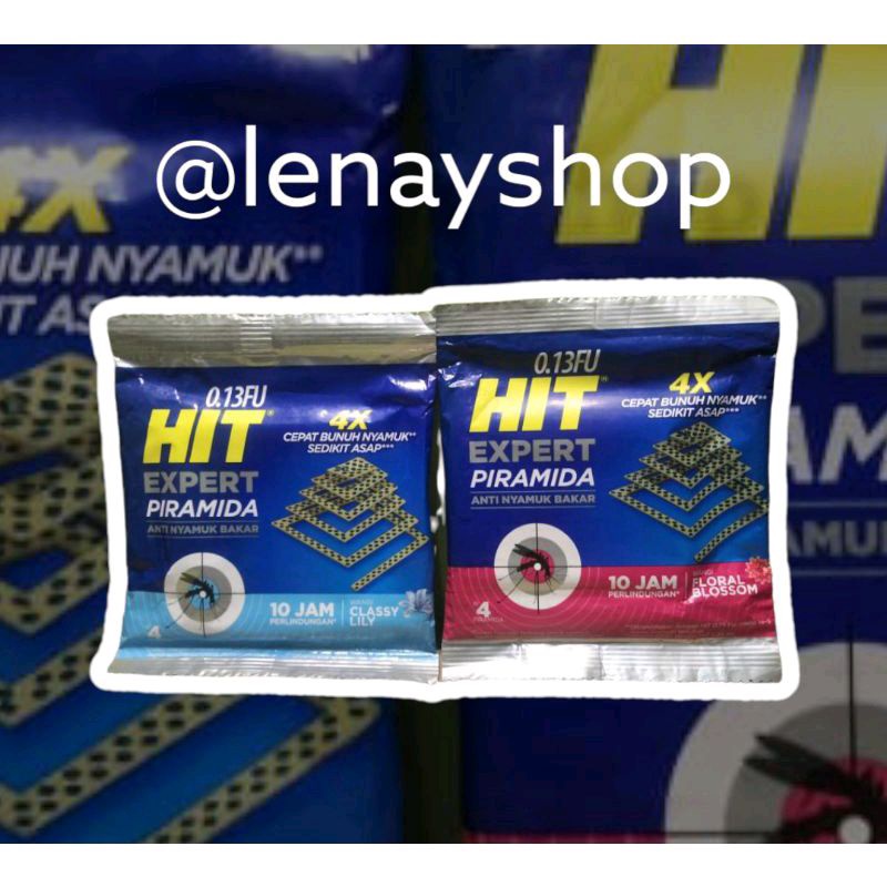 Jual HIT EXPERT PIRAMIDA 4S Obat Nyamuk Bakar isi 4 lembar | Shopee ...