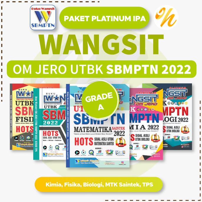 Jual Buku Wangsit 2022 Utbk Sbmptn Ipa 2022 Platinum Ipa Saintek Om