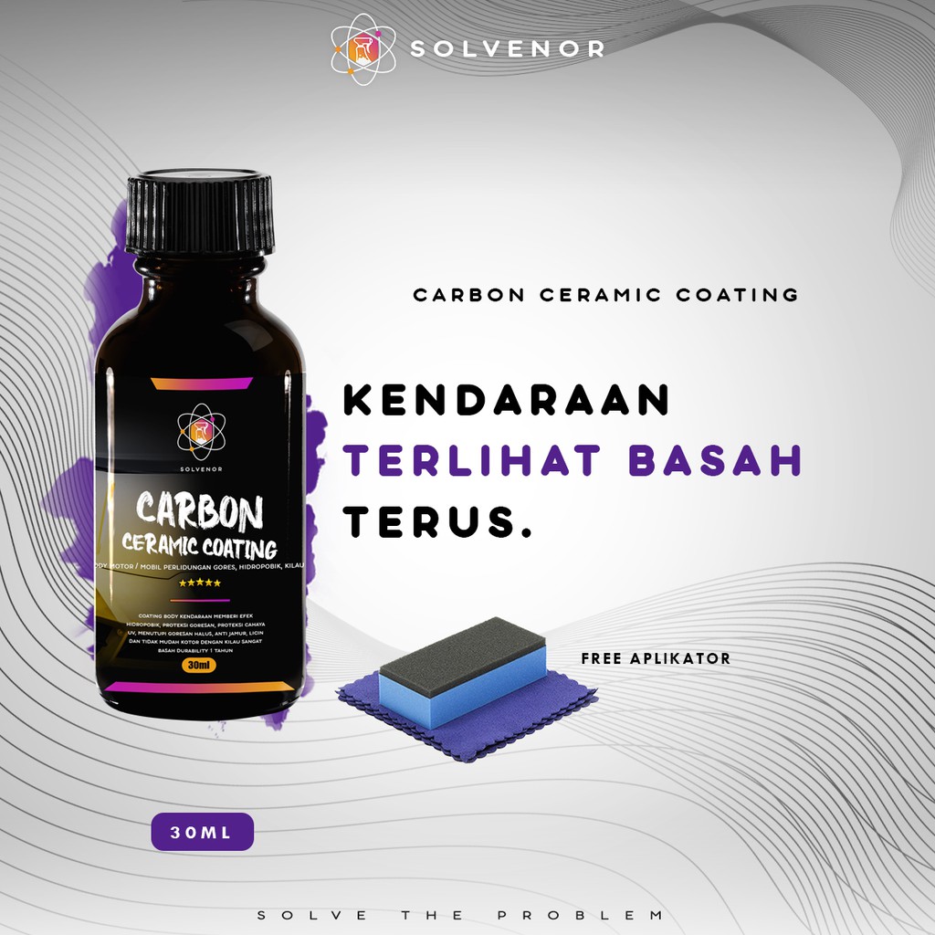 Jual Solvenor Pengkilap Body Mobil - Motor | Efek Daun Talas | Daya