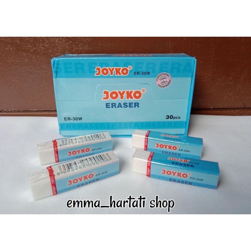 Jual Penghapus Pensil Putih Dan Hitam Besar Joyko Er 30w Dan Eb 30