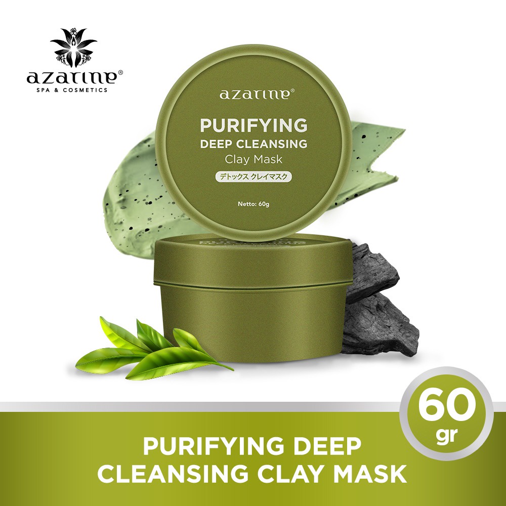 Jual Azarine Purifying Deep Cleansing Clay Mask 60g masker | Shopee ...