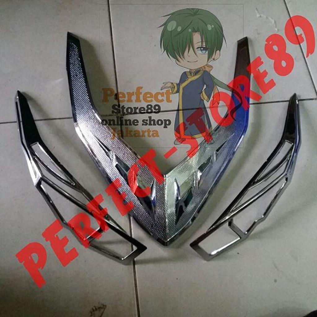 Jual Garnish Cover Body Depan Dan Cover Lampu Depan Vario 150 125 Led