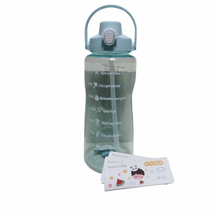 Jual FLASH BOTOL MOTIVASI TRANSPARANT BENING 2 LITER - BOTOL MINUM ...