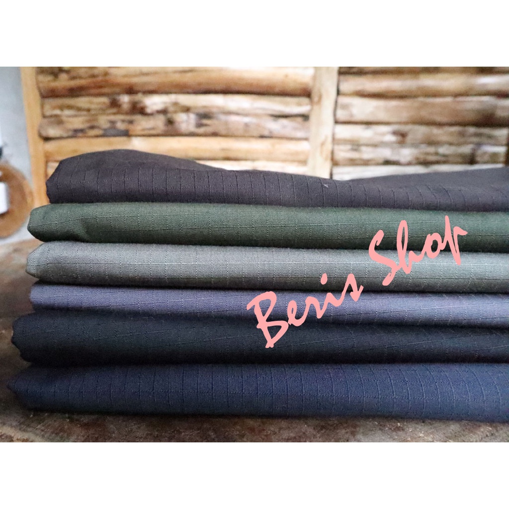 Jual Bahan Kain Ribstok Ripstop Tornado untuk Celana Jaket Parka Cargo ...