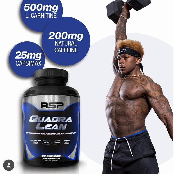 Jual Rsp Quadralean Quadra Lean Thermogenic Fat Burner 180 Capsul By