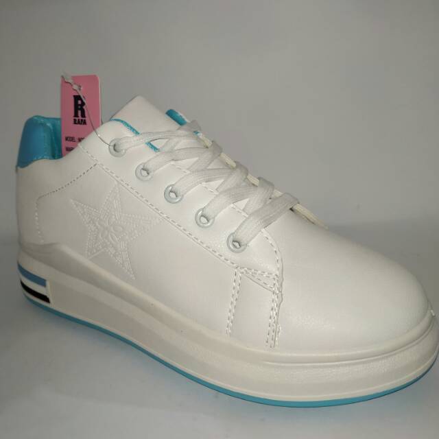 Jual Sepatu RAFA BUTTERFLY(putih/hitam, putih /biru) | Shopee Indonesia